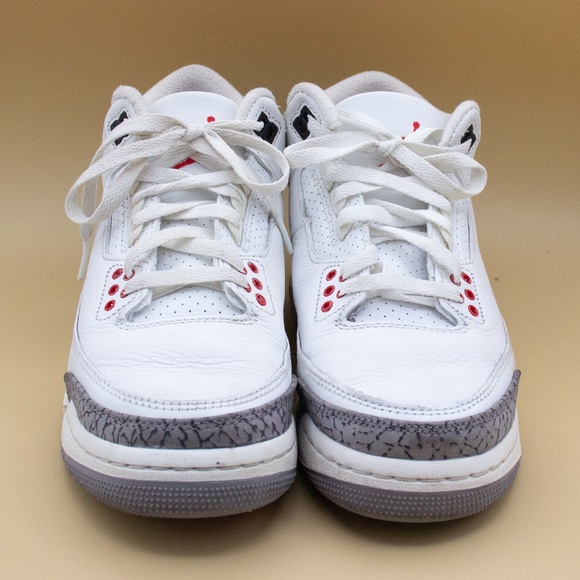 Jordan 3 Retro Mid White Cement Reimagined Shoes DM0967-100 Youth Size 5.5Y - Picture 2 of 8